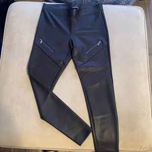 Women’s leather leggings